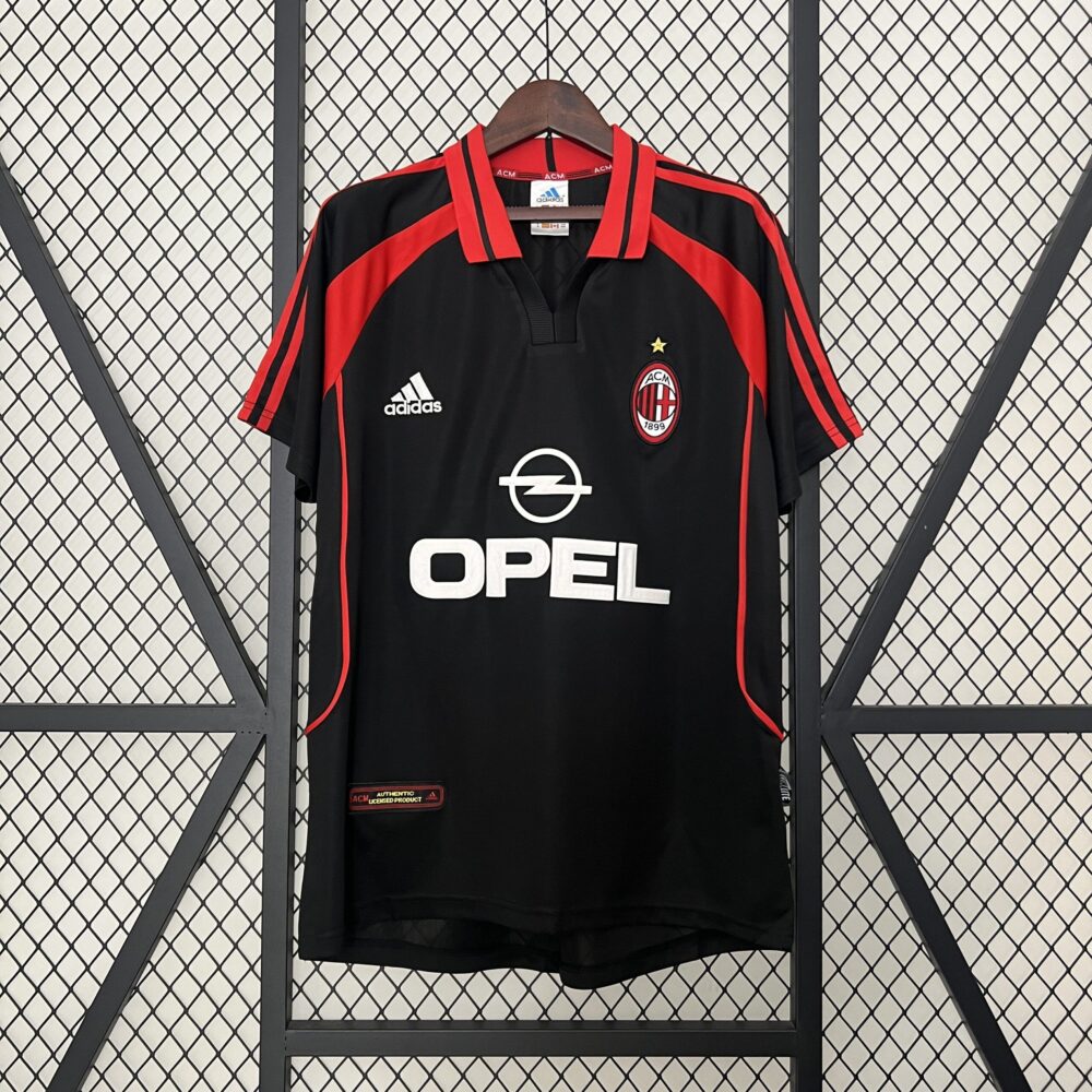 Camiseta AC Milan 00-01 tercera equipación retro Rossonera