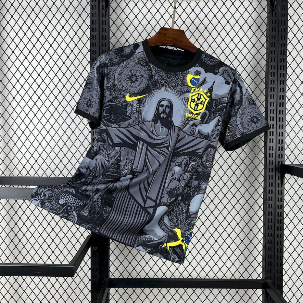 Brasil 25-26 Cristo Redentor negra edición especial equipación selección 2025-2026