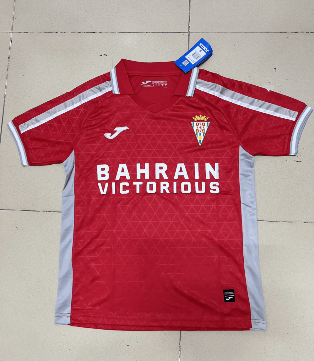 Nueva camiseta Córdoba CF 25-26 tercera roja