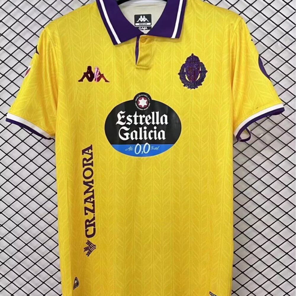 Nueva camiseta Valladolid 25-26 tercera amarilla