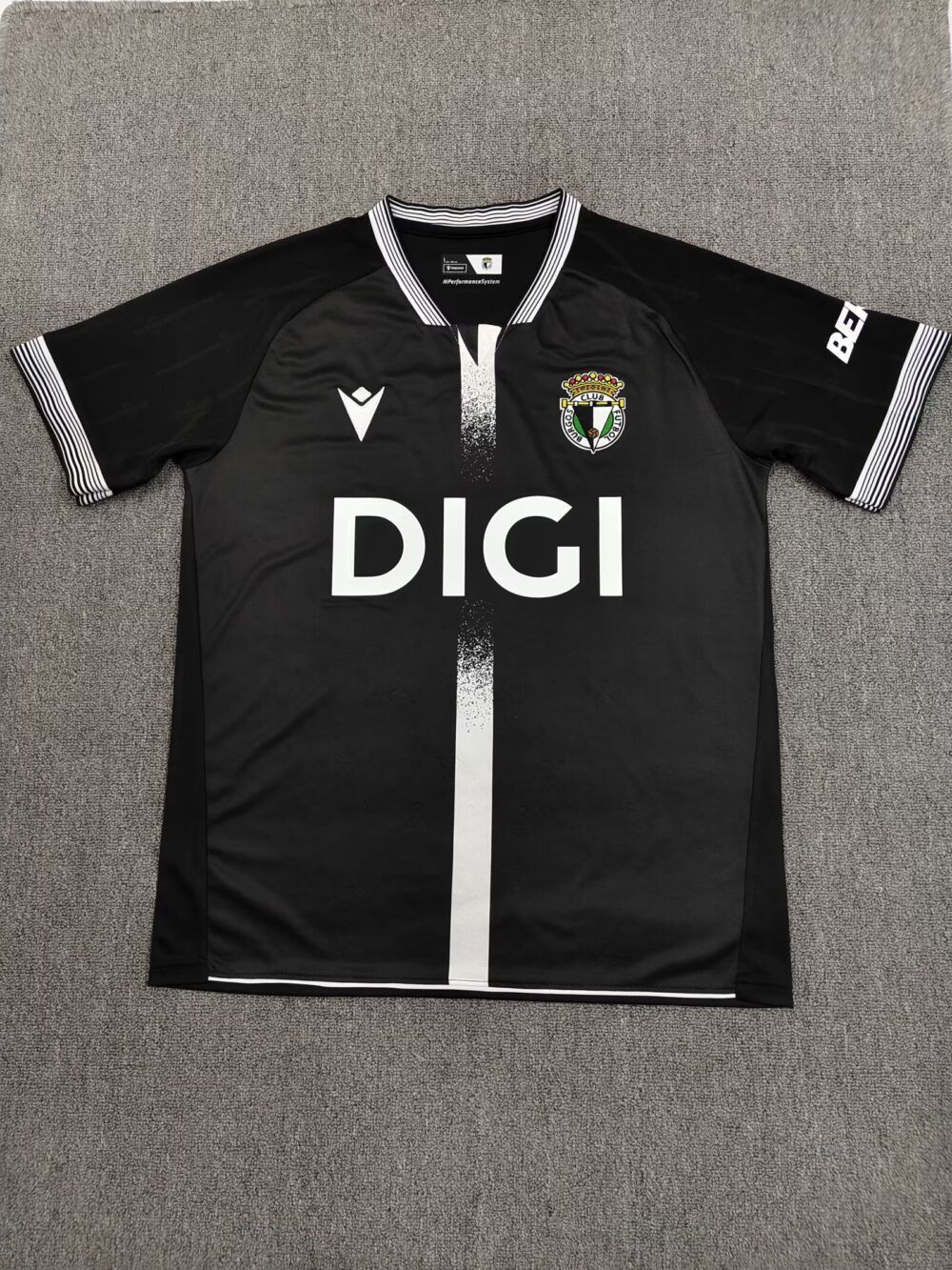 Nueva camiseta Burgos CF 25-26 visitante negra
