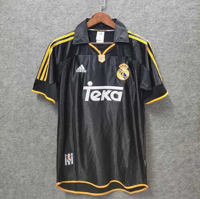 Camiseta Real Madrid 98-00 visitante negra retro
