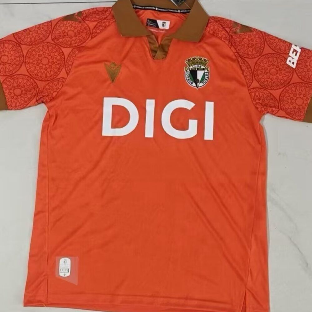 Nueva camiseta Burgos CF 25-26 tercera roja