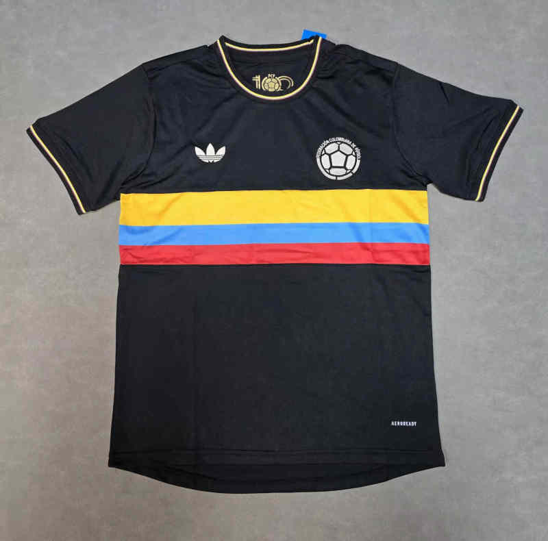 Camiseta Selección Colombia 25-26 edición Centenario negra