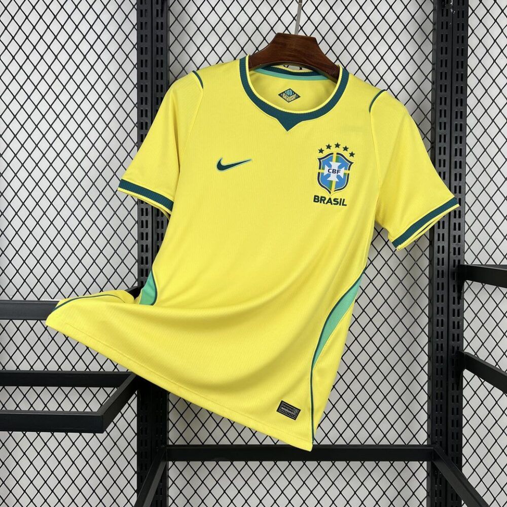 camiseta Brasil 26-27 local amarilla oficial Mundial 2026
