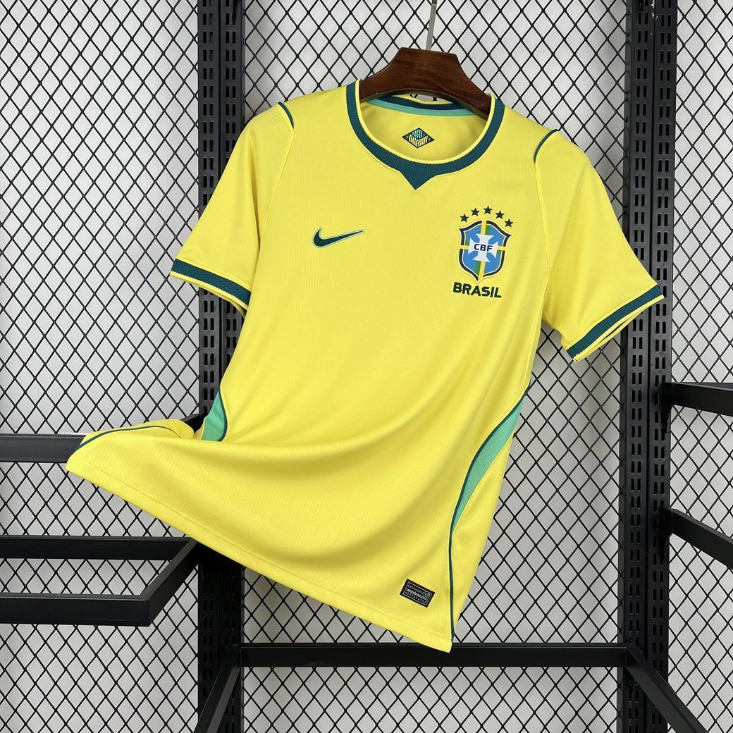 camiseta Brasil 26-27 local amarilla oficial Mundial 2026