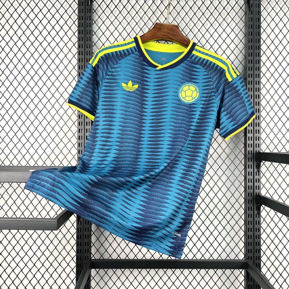 camiseta Colombia 26-27 visitante azul Mundial 2026