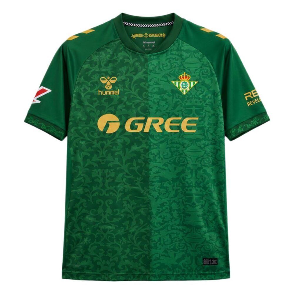 Nueva camiseta Real Betis 26-27 visitante patrón azulejos
