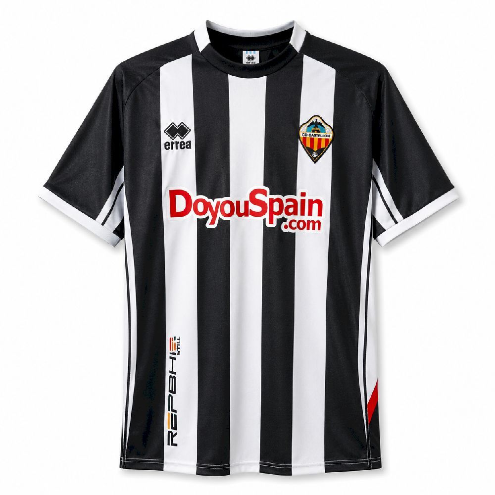 Nueva camiseta CD Castellón 26-27 local franjas albinegras