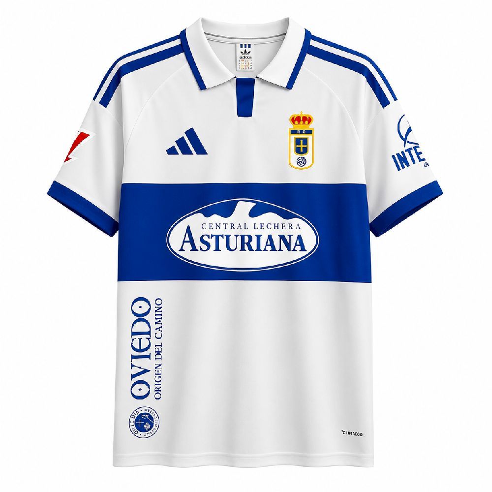 Nueva camiseta Real Oviedo 26-27 visitante blanca